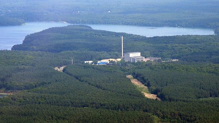 Kernkraftwerk Rheinsberg und Stechlin-See